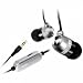 iLuv I353 Aluminum In-Ear Earphones with In-Line Volume Control for All iPods/iPhones and MP3/MP4 players - Silver