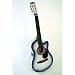 Crescent 38 White Cutaway Acoustic Guitar with Gig Bag and Accessories
