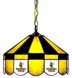 IMAGE OF Georgia Tech Yellow Jackets X-Large Swag Hanging Stained Glass Lamp