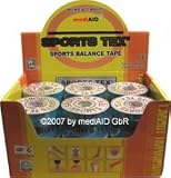 12x mediAID SPORTS-TEX Kinesio-Tape (5m x 5cm Blau)