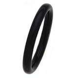 Carved Black Onyx Bangle Bracelet- 7.5 IN
