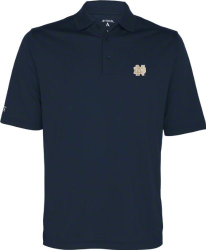 Notre Dame Fighting Irish Navy Exceed Desert Dry Polo Shirt