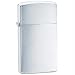 Original Zippo Lighter 1600 Slim Small Size Brush Chrome