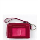 Knomo Calf Leather Key & Camera Pouch (Fuchsia)