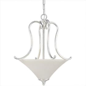 Trillium Pendant in Brushed Nickel