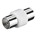 Verbinder Koaxial Buchse auf Koaxial Buchse (2x IEC-Kupplung) Antennenadapter / Koax Adapter Buchse-Buchse