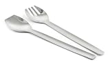 2-Piece Stainless Steel Salad Serving Fork & Spoon Set - Fine StainlessLUX Tableware for Your Home