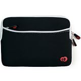 Amazon Kindle 1, Kindle 2, Barnes & Noble Nook Black Neoprene Carrying Case ~ Case
