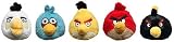 Angry Birds Plush Toy Set: 5 Mini Birds Set, Size 3