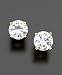 18k Gold Over Sterling Silver Cubic Zirconia Stud Earrings (3-1/6 ct. t.w.)