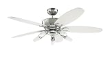 Westinghouse - Ventilateur de plafond avec lumière et télécommande - Ete ou hiver - Arius