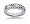 0.19 Diamond Band in Platinum