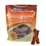 N - Bone Peanut and Carob Tummy Love Twested Stick Dog Treats Large 5.5 oz