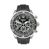 Fossil Quartz Black Round Dial Black Rubber Band - Women's Watch CH2705