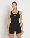 Speedo Myrtle Legsuit - Black - Swimming Costume