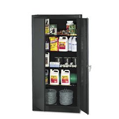 Tennsco Standard Storage Cabinet 4 Adjustable Shelves 36 x 18 x 72 Black