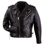 Xelement Vented Cool Rider Leather Motorcycle Jacket - XL