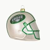 Eastern Michigan Team Glass Helmet 3 Ornament