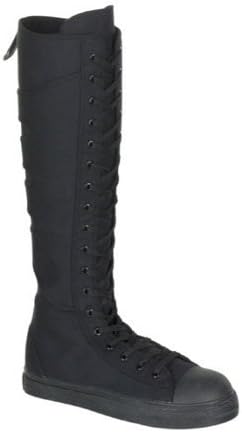 Men's/Unisex Sneakers Canvas Buckled Calf Steel Toe Sneaker Knee Boot