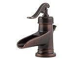 Pfister Ashfield Single Control 4" Centerset Bathroom Faucet, Rustic Bronze