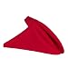 17 Inch Polyester Napkins Red - Dozen
