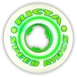 Ricta Speedrings White/Green - Set of 4 Wheels (52MM)