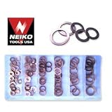 Neiko Copper Washer Assortment Set (110 Pieces)