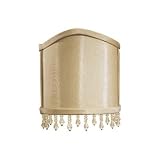Metropolitan Clip-on Self-trimmed with Beaded Fringe in Silkglow Shield