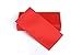 SimuLinen Red Linen Feel Disposable Dinner Napkins - Cloth-Like Kosher Napkins for Weddings and Showers, 16