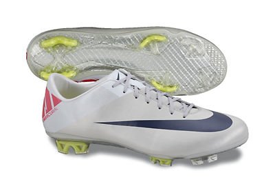 Nike Mens Soccer Cleats MECURIAL VAPOR VII FG Granite / Imperial Purple / White / Solar Red SZ 13