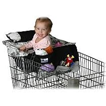 Buggy Bagg - Black Toile - Shopping Cart Cover - Diaper Bag