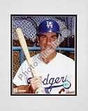 Steve Garvey, Los Angeles Dodgers, Bat on Shoulder Close - Up, Posed Double Matted 8 &acute; X 10 &acute; Photograph ( Unframed ) - B00016MYSY