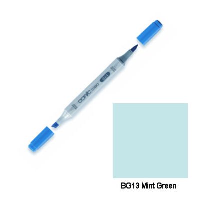 Copic Markers BG13 Ciao with Replaceable Nib, Mint Green