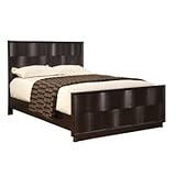 Modus Furniture Maui Wave Full Size Panel Bed, Chocolate Brown