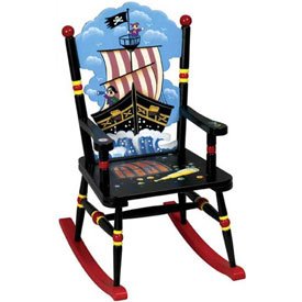 Guidecraft Kids Room Colorful Rocking Chair