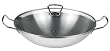 Fissler 06 823 35 001 Wok Kunming 35 cm mit Glasdeckel, Induktion