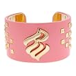 ROCAWEAR Pink STUDDED RW CUFF Bracelet