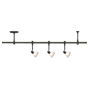 Sea Gull Lighting 94513-71 Three-Light Directional Rail Kit, Antique Bronze Finish