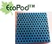 4 Pack of Anti Vibration Pads 5 1/2 X 5 1/2 X 3/8 Solid Crumb Rubber Vibration Isolation Pads