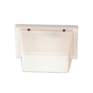Sea Gull Lighting 4325-68 Outdoor One-Light Wall Fixture, White Finish with White Ribbed... by Sea Gull Lighting