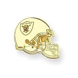 14K Oakland Raiders Helmet Tie Tac