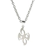 Men's Stainless Steel Tribal Pendant Necklace