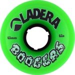 Ladera Boogers Green Longboard Wheels - 63mm 82a (Set of 4)