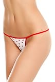 Underglam White Red Lips G-String