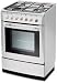 60cm Dual Fuel Cooker c/w 4 Burner Gas Hob (ZCM640W)