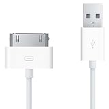High Grade - Extra Long USB Sync & Charge Cable for Apple iPhone 3G / 3Gs / 4 / 4S - For All Apple iPod Touch / Nano / Classic / Mini Models - For All Apple iPad Models - Length : 2 meters / 6.6 ft - 12 Month Warranty
