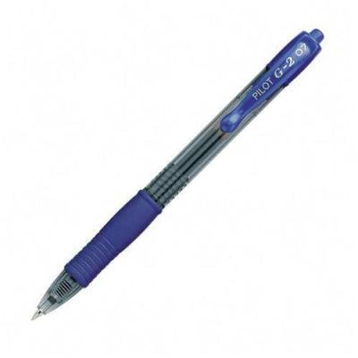 G2 Gel Pen, Retractable, Fine Point, Blue - Retractable; Fine Point; Blue(sold in packs of 3)