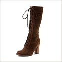 Frye Villager Lace Suede Leather Lace Up Boots