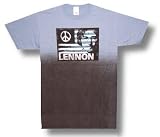 John Lennon blue/grey 'Peace Fade' Tie Dye T-shirt