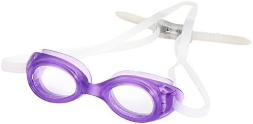 Z Leader Flash II Jr. Youth Swim Goggles, Clear/Purple